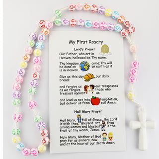 Kid'S Purple Multi Rosary Boxed