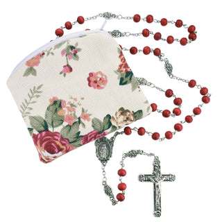 6MM Rose Scented Ros & Pouch