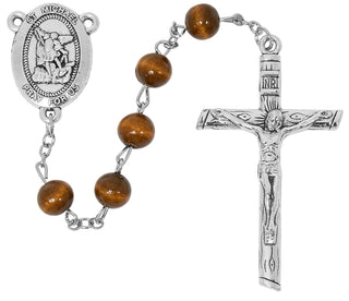 8MM Brown Wood Saint Mich. Carde