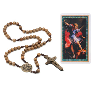 St. Michael Wood Rosary