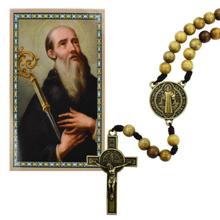 10MM Wood Ant Gold Saint Benedic