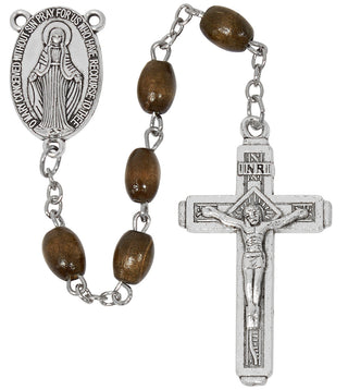 Brown Wood Rosary