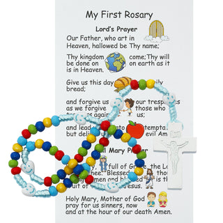 Kid'S Purple Multi Rosary Boxed