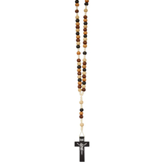 Color Wood Rosary Boxed