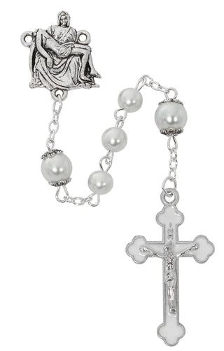 Pieta Pearl Rosary