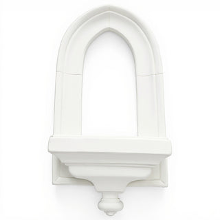 Hawk Niche Wall Niche — Flat White finish
