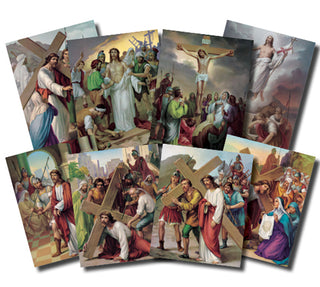 Stations Of The Cross Posters Set 12X16