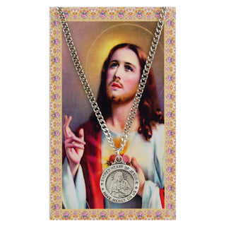 St Sacred Heart Prayer Card St