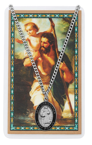 St Christopher Prayer Card Set