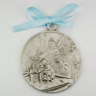 Guardian Angel Crib Medal with Card