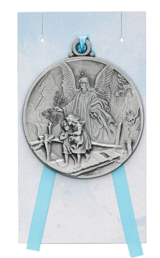 Guardian Angel Crib Medal 