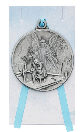 Boy Crib Medal Wblue Epoxy On Pw B