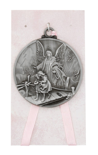 Guardian Angel Crib Medal On Pw Ga