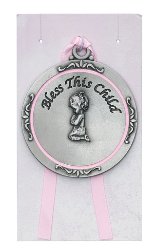 Guardian Angel Crib Medal On Pw Ga
