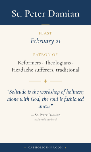 St. Peter Damian Holy Cards