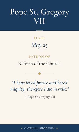 Pope St. Gregory VII Holy Cards