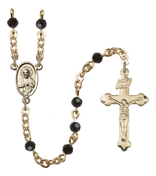 Gold-Plated 4mm Scapular Rosary