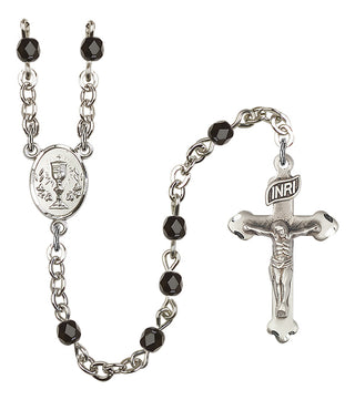 Silver-Plated 4mm Chalice Rosary