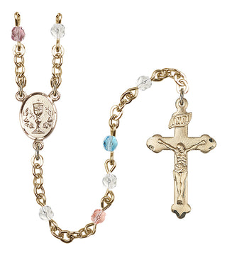 Gold-Plated 4mm Chalice Rosary