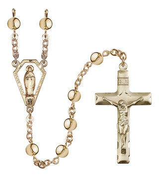 14 Karat Gold 6mm Miraculous Rosary