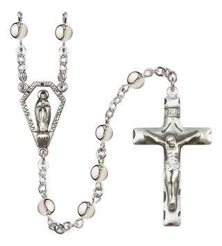 Sterling Silver 6mm Miraculous Rosary