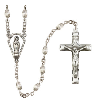 Sterling Silver 5x7mm Miraculous Rosary