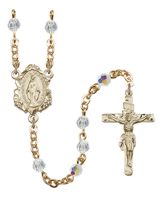 Gold-Plated 5mm Miraculous Rosary