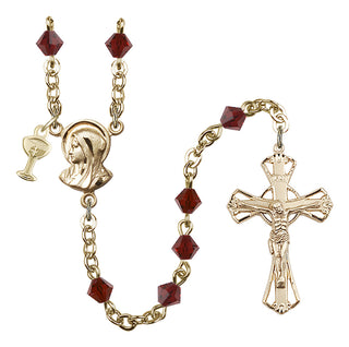 Gold-Plated 5mm Madonna Rosary