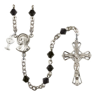 Silver-Plated 5mm Madonna Rosary
