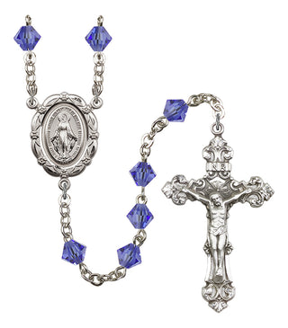 Silver-Plated 6mm Miraculous Rosary