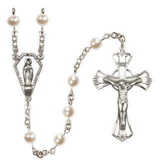 Sterling Silver 6mm Miraculous Rosary