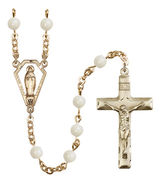 Gold-Plated 6mm Miraculous Rosary