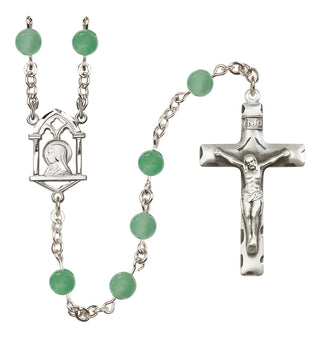 Sterling Silver 6mm Madonna Rosary