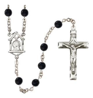 Sterling Silver 6mm Madonna Rosary
