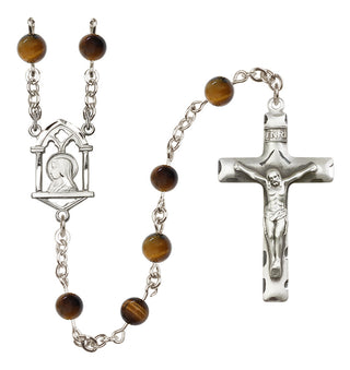 Sterling Silver 6mm Madonna Rosary