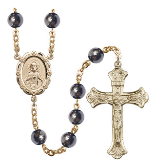 Gold-Plated 8mm 3-Way Rosary