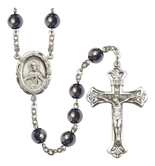 Silver-Plated 8mm 3-Way Rosary