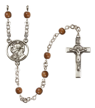 Sterling Silver 4mm Scapular Rosary