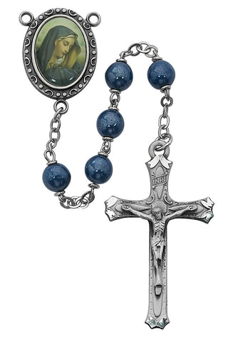 Blue Our Lady Of Sorrows Rosary