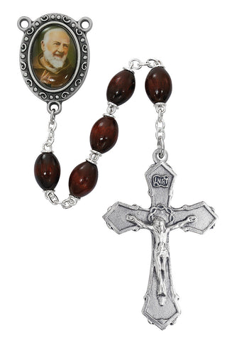 St Padre Pio Rosary Engravable