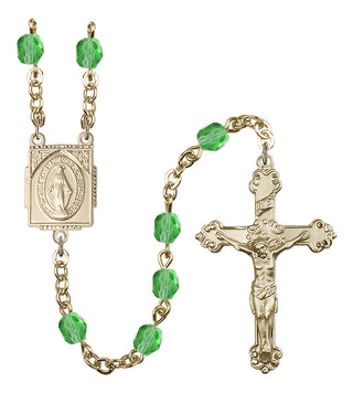 Gold-Plated 6mm Miraculous Rosary