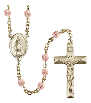 Gold-Plated 6mm Miraculous Rosary
