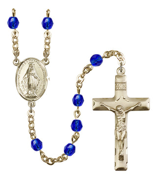 Gold-Plated 6mm Miraculous Rosary