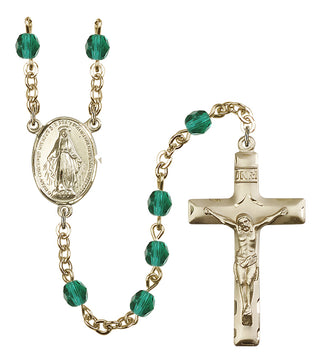 Gold-Plated 6mm Miraculous Rosary