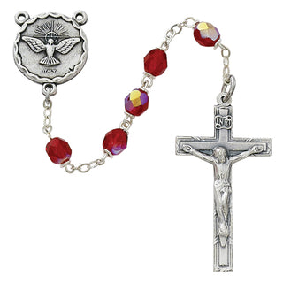 6MM Red Holy Spirit Rosary