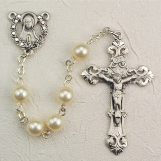 6MM Pearl Rosary