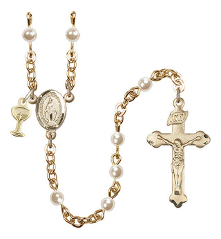 Gold-Plated 4mm Miraculous Rosary