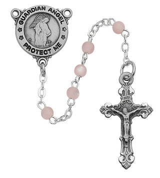 Pink Wood Guardian Angel