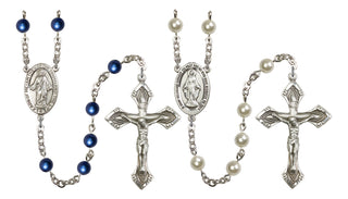 Sterling Silver 6mm Scapular Rosary