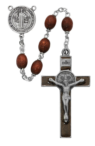 6X8MM Black St. Michael Rosary